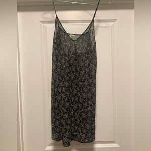 Calvin Klein Sheer Floral slip dress